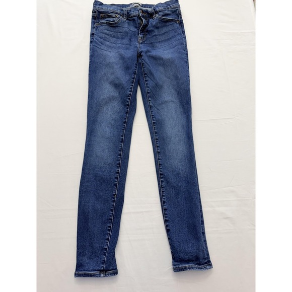J.CREW Denim - J.Crew 8 Inch Toothpick Skinny Jeans Womens 29T Blue Med Wash Low Rise 29x30